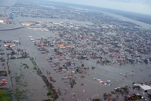 post-Katrina flooding